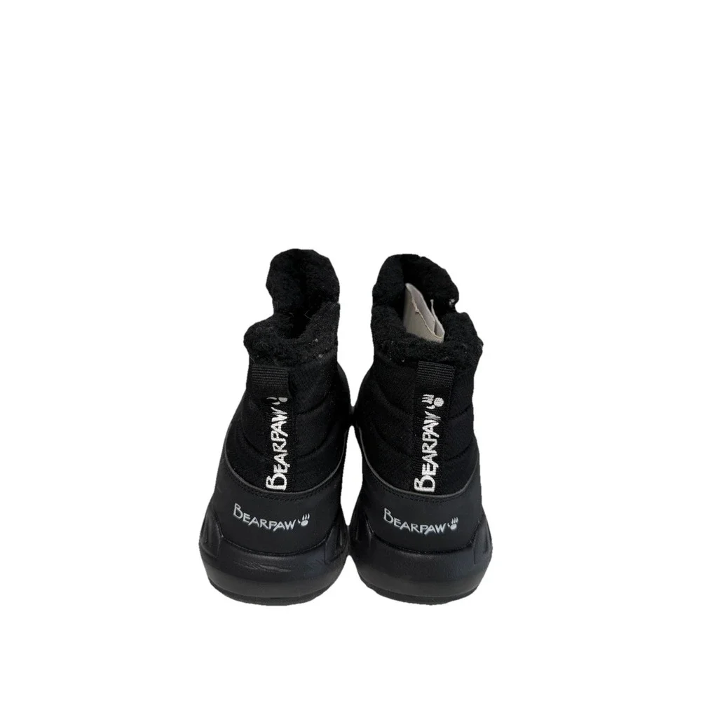Bearpaw‎ Women's Puffy Ankle Snow Boots Black Size 7 No Box